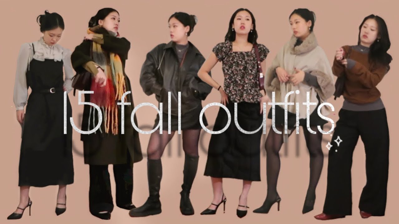 15 fall outfit ideas 🍁 since you guys wanted a lookbook from me
