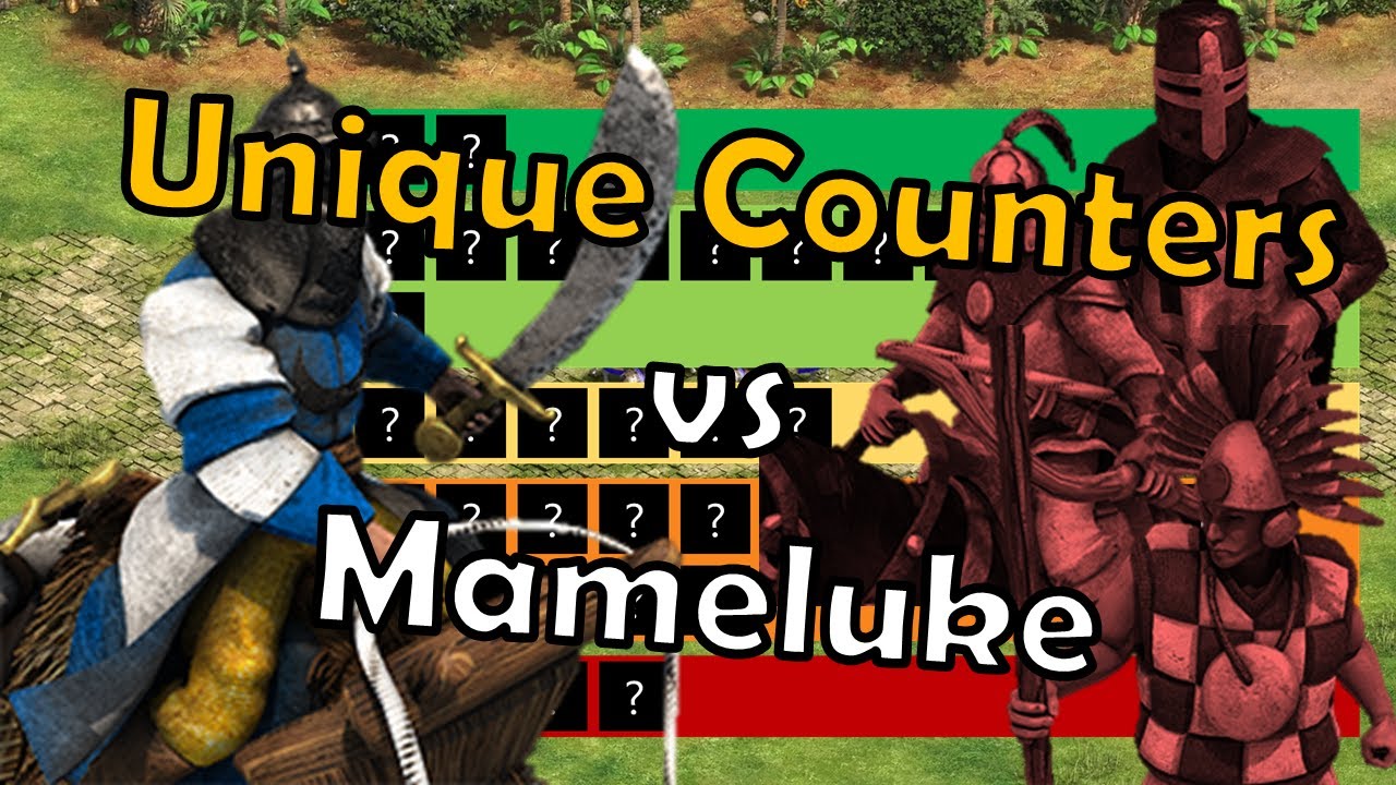 ELITE MAMELUKE | Best UNIQUE Counters | Tierlist | Age of Empires 2