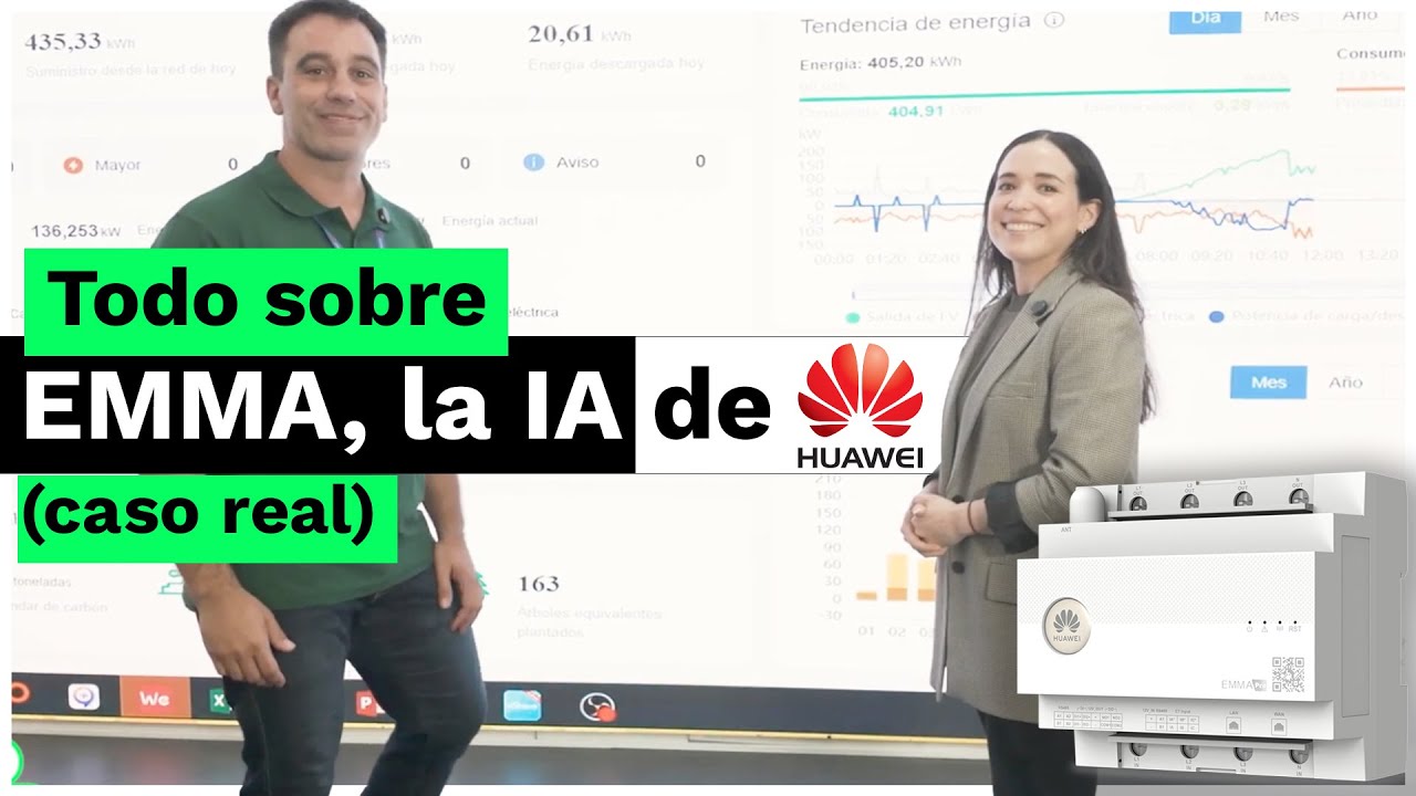 Domina tu instalación solar con EMMA, la IA de Huawei para fotovoltaica