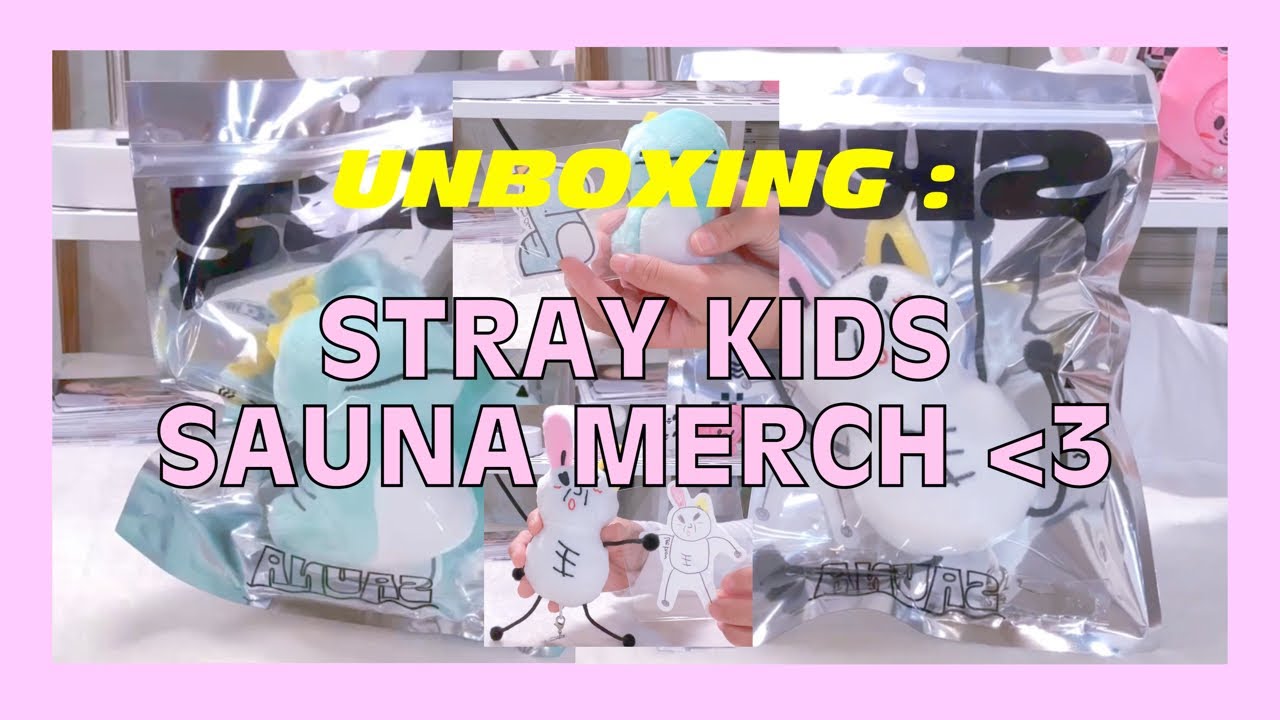 SKZ UNBOXING: STRAY KIDS SAUNA MERCH #LEEKNOW #CHAN #SKZ #STRATKIDS #UNBOXING