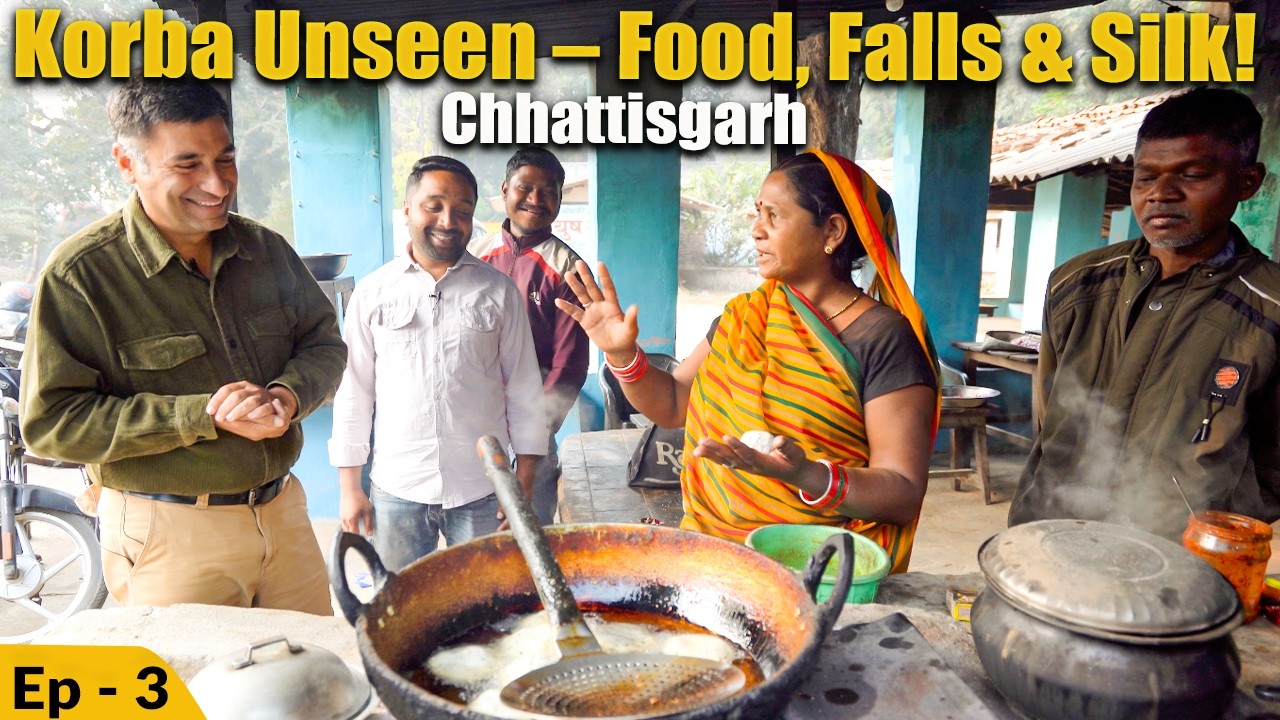 EP 3 Korba | Deopahari Waterfall, Hidden Waterfalls Local Food & Champa Silk Village of Chhattisgarh