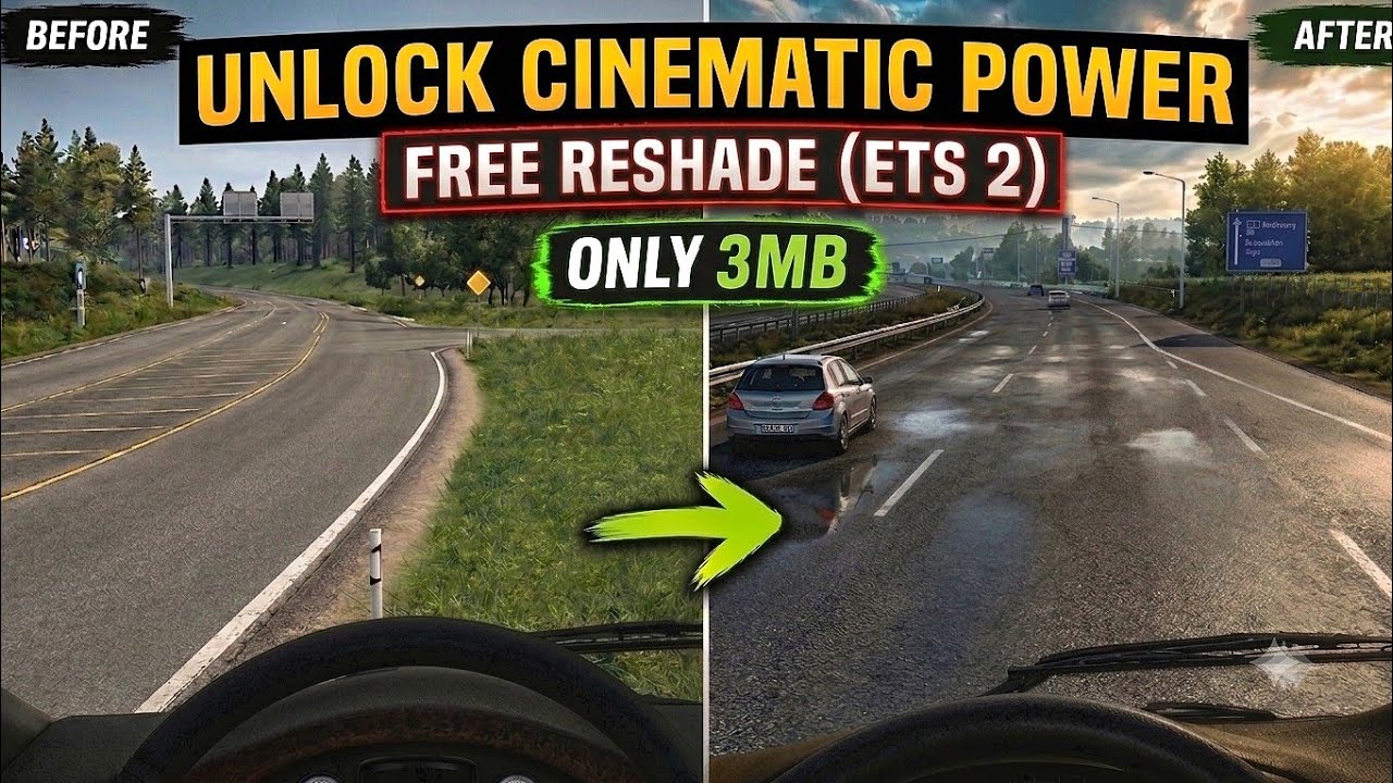 ETS2 Ultra Realistic Graphics Revolution! [No Paid Mods Needed]
