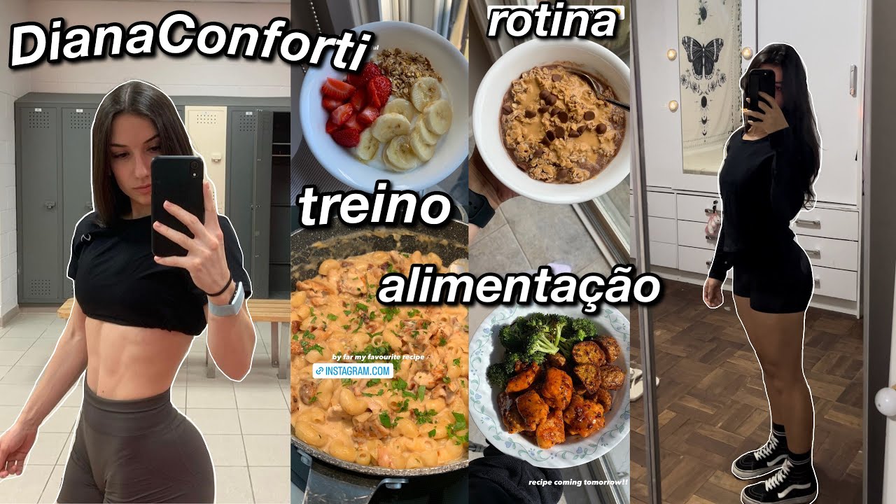 TREINEI e segui a DIETA da Dianaconforti ✨🏋🏻‍♀️