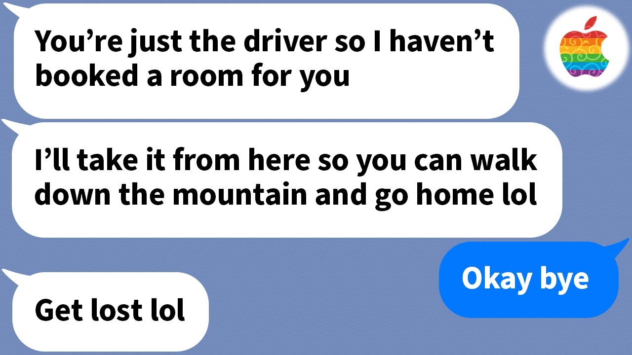 【Apple】 My mother-in-law stranded me in the mountains and drove off with no license