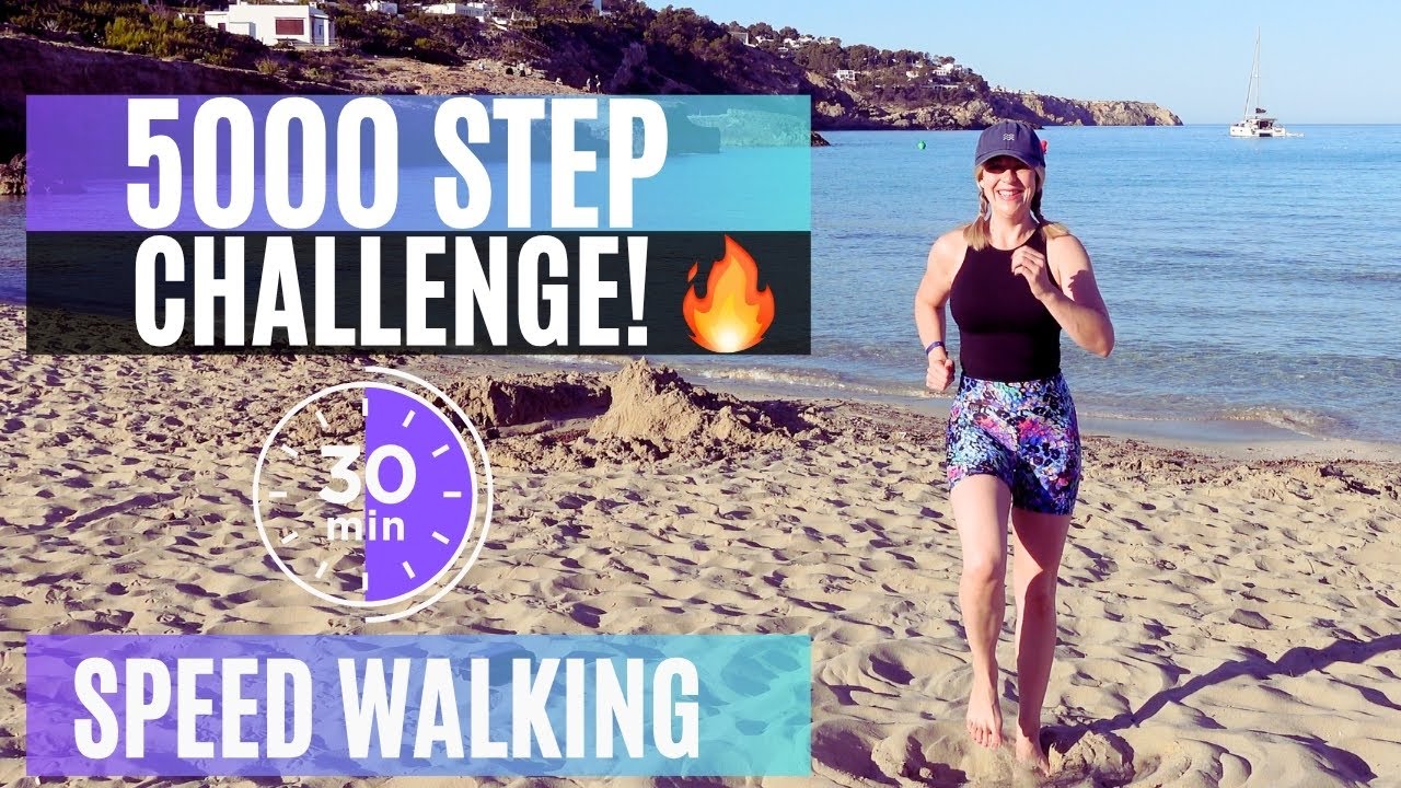 5000 Speed Steps at Home in 30 Minutes- Walk & Workout in Ibiza