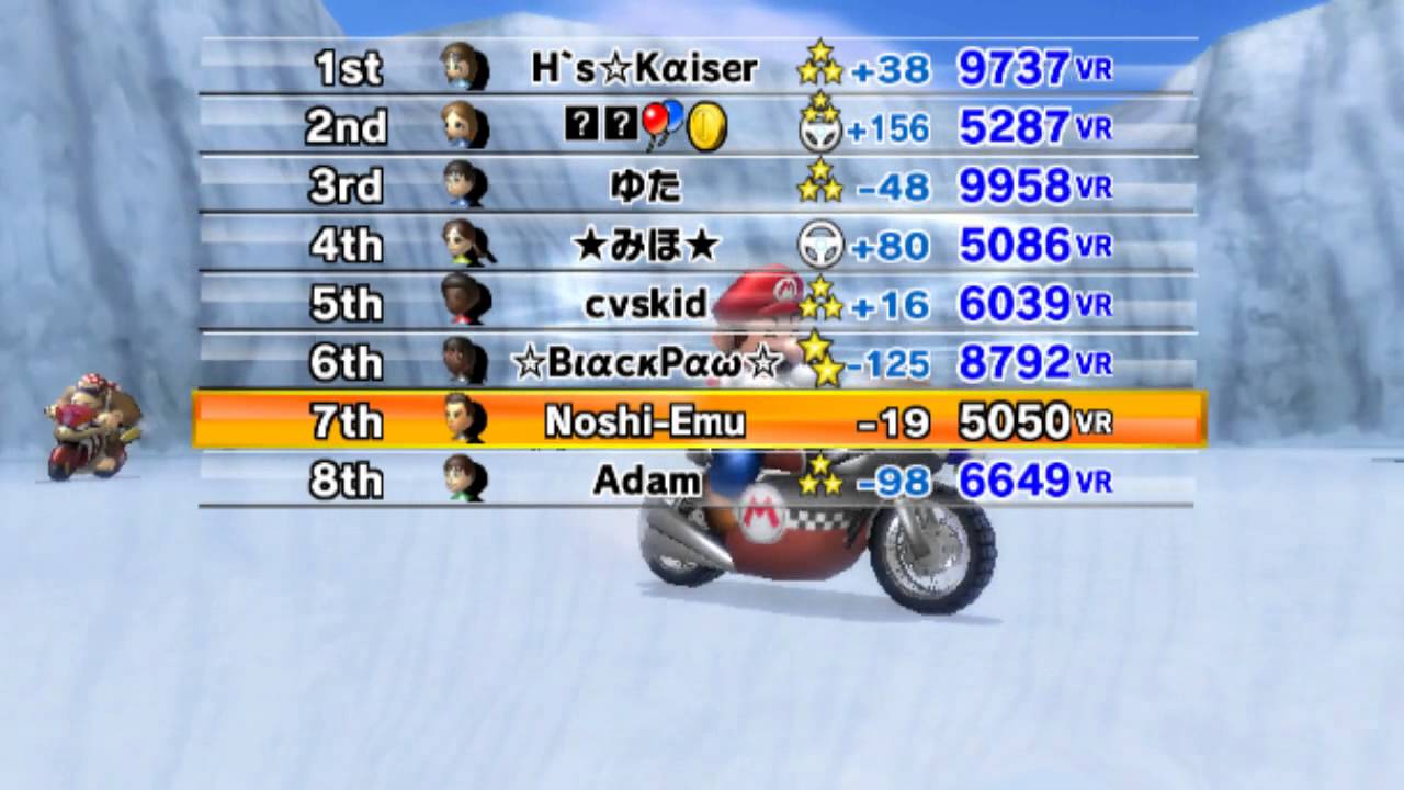 Mario Kart Wii Custom Wifi test (wiimmfi)
