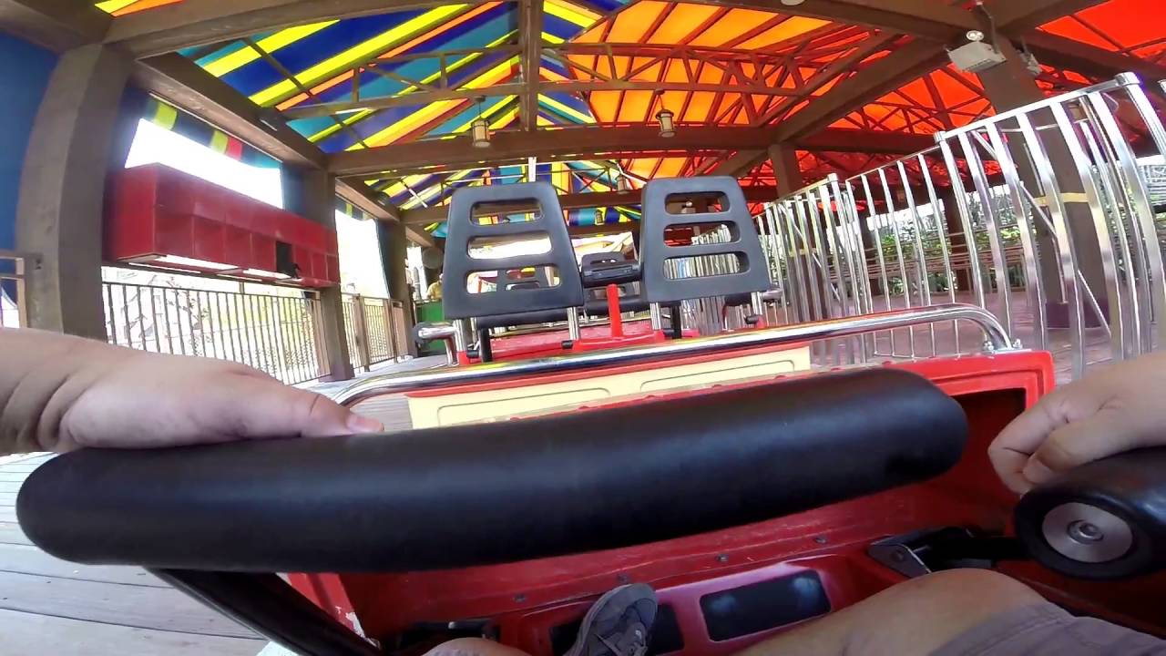 Air Grover Roller Coaster On RIde POV Back Seat Busch Gardens Tampa GoPro HD 1080p 60fps