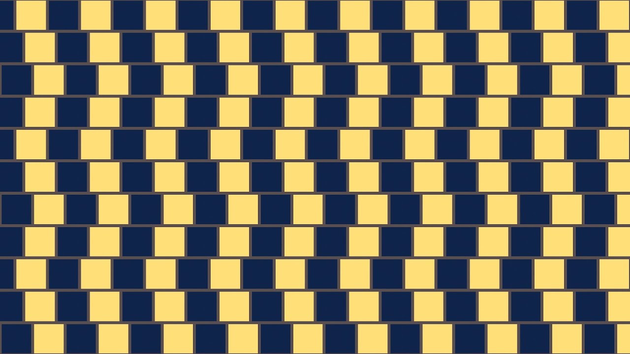 Making optical illusions in Blender N°16: Café Wall
