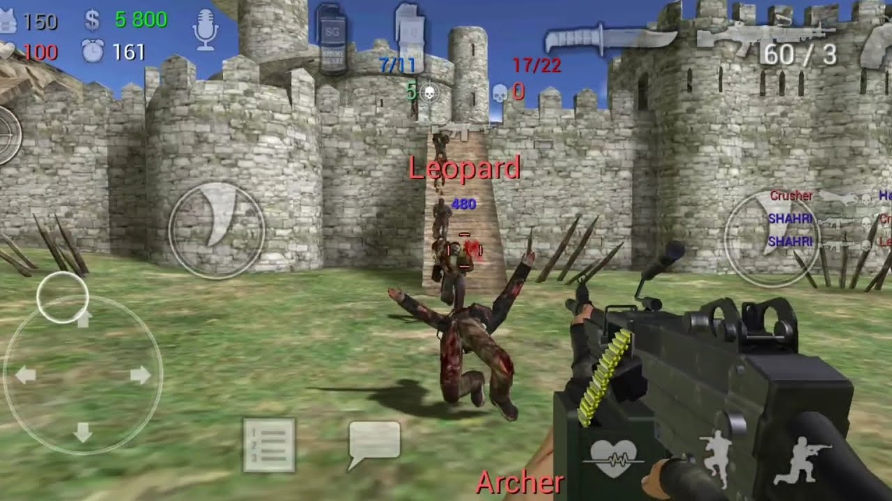 SPECIAL FORCES GROUP 2 ZOMBIE MODE GAMEPLAY | SFG2 ZOMBIE MODE GAMEPLAY | KILLING ZOMBIES | CASTLE