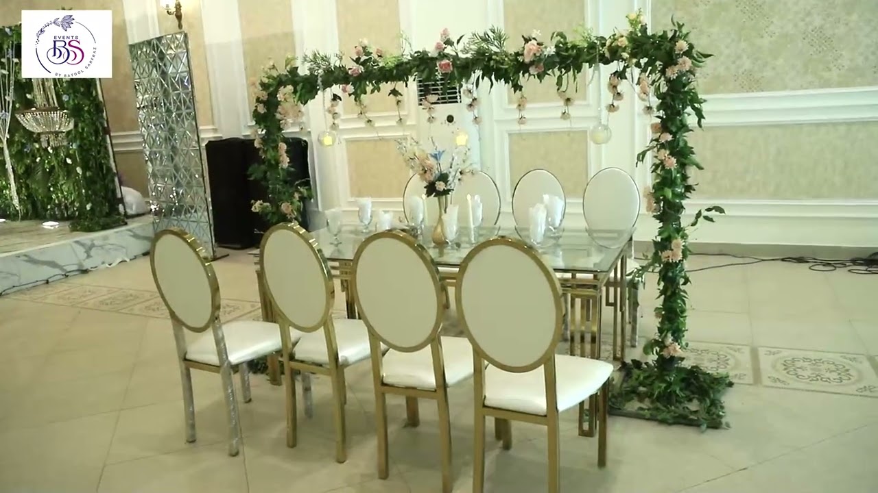 Reception decor at DeSOM pearl hall by BS Events by Batool #bseventsbybatool