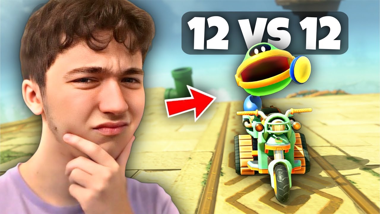 Un 12vs12 en SURVIE ?! 🤔​ ( Match Compétitif Mario Kart World )