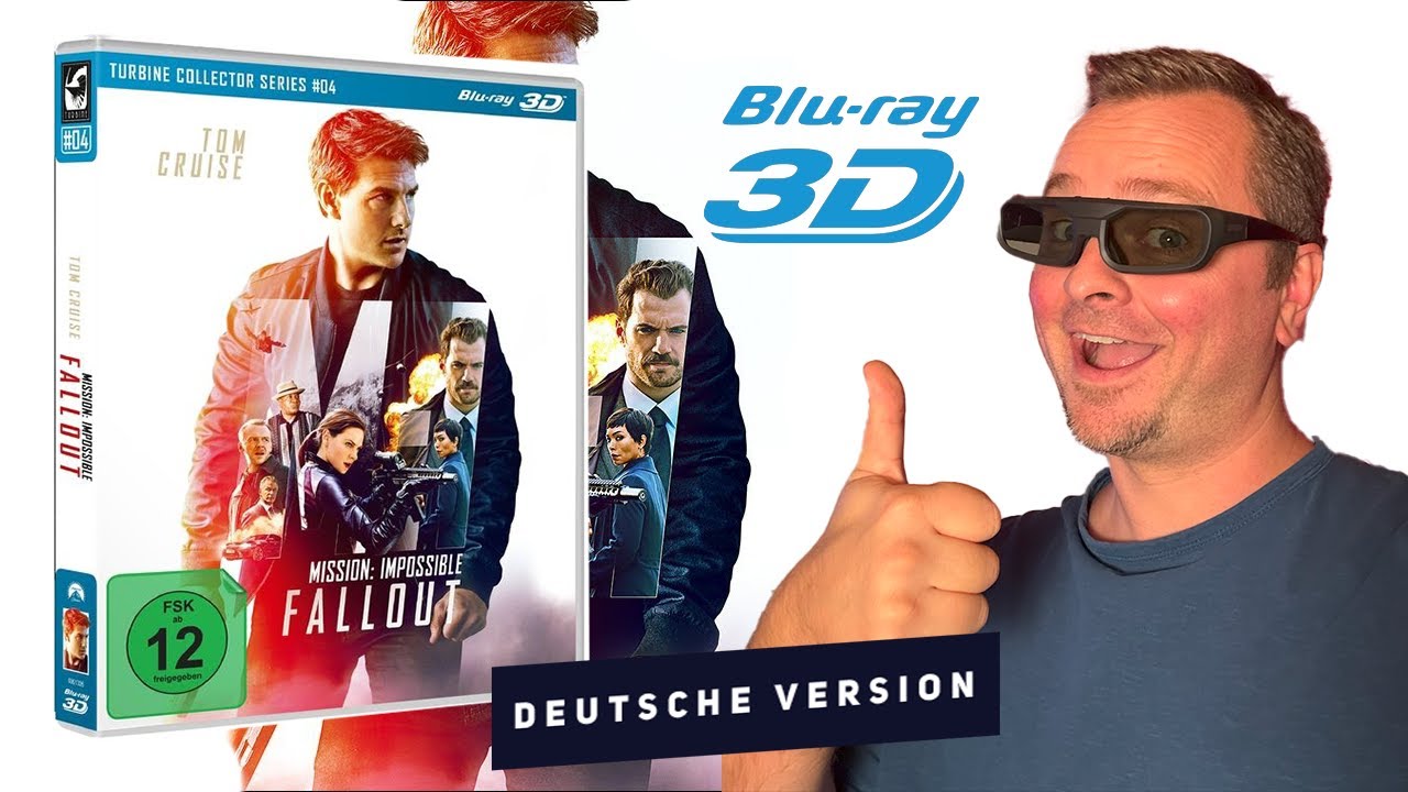 Turbine 3D Blu-Ray Mission Impossible: Fallout detailliertes REVIEW / Hervorragende 3D Konvertierung