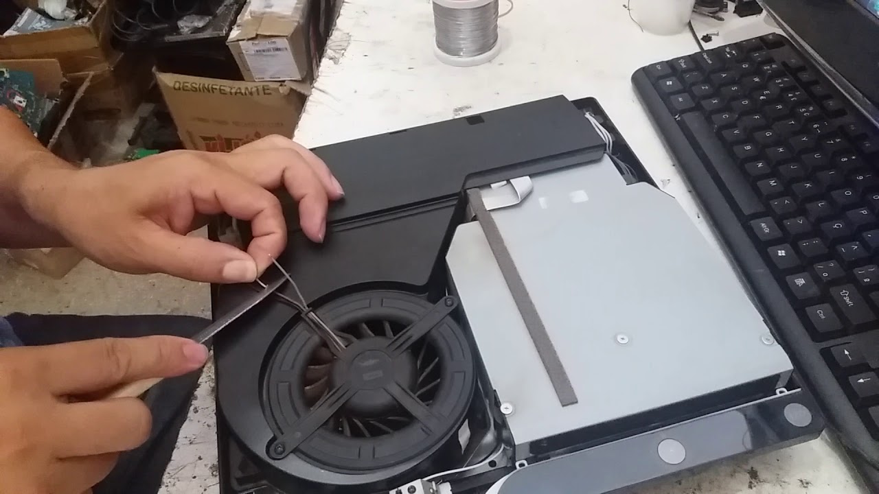 Como acelerar o cooler do ps3 slim