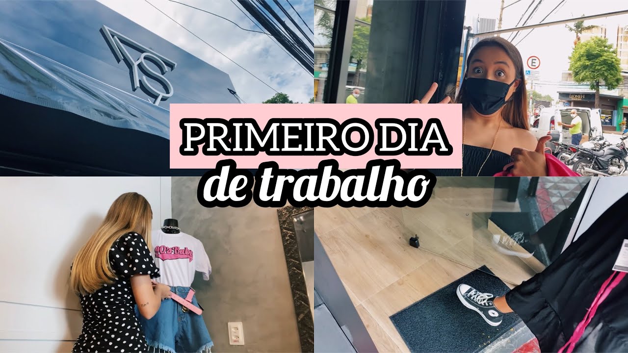 NOSSO PRIMEIRO DIA TRABALHANDO NA LOJA FÍSICA!