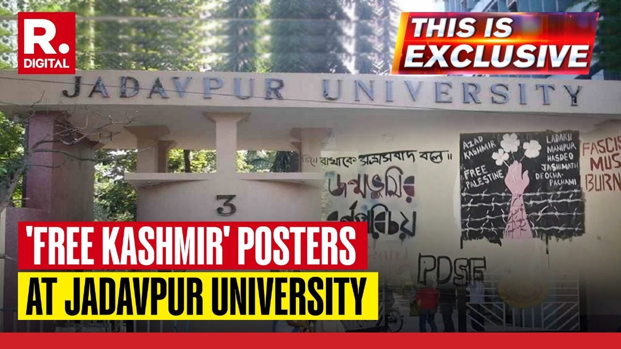 'Free Kashmir' & 'Free Palestine' Posters Spark Protests at Jadavpur University | This Is Exclusive