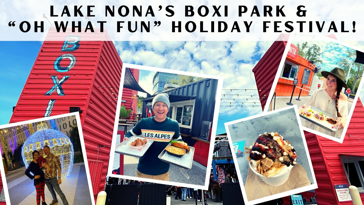 Lake Nona Must-do's! Eating at Boxi Park & 
