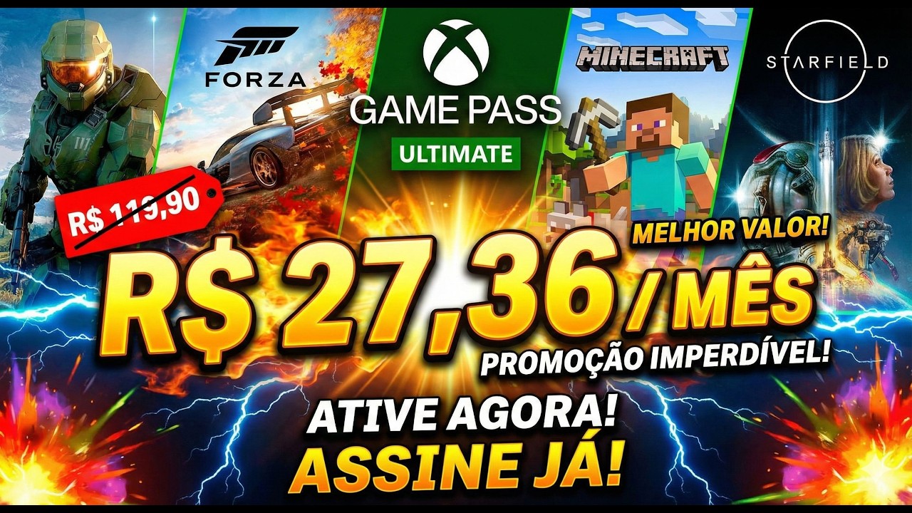 Como assinar XBOX GAME PASS ULTIMATE BARATO
