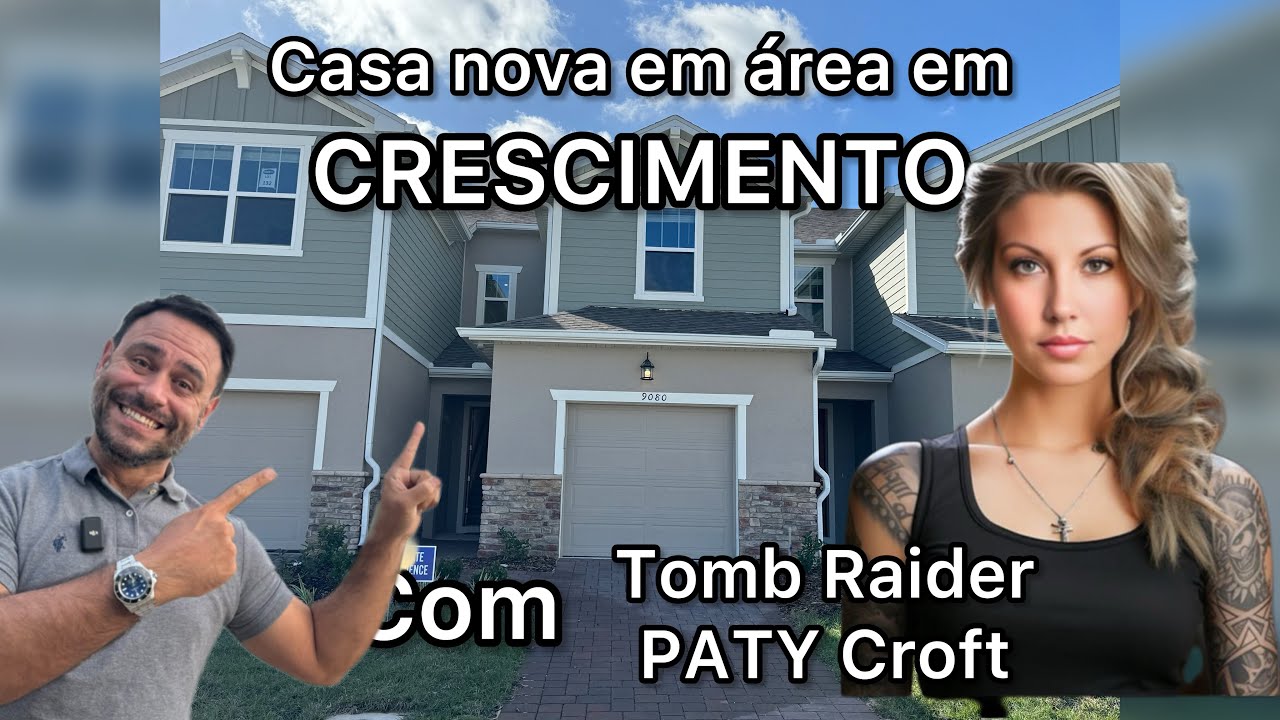 Casa geminada NOVA …. Em kissimmee  próxima a Winter Garden com escalas boas