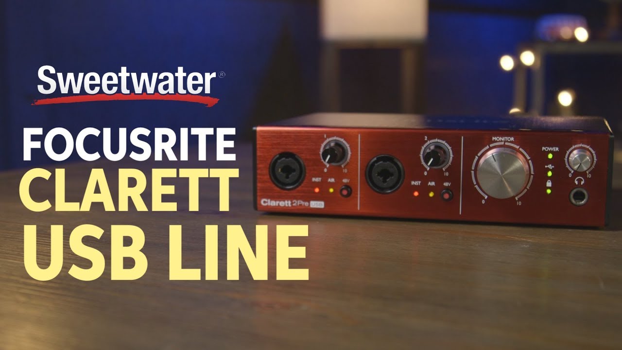 Focusrite Clarett USB Audio Interface Series Review