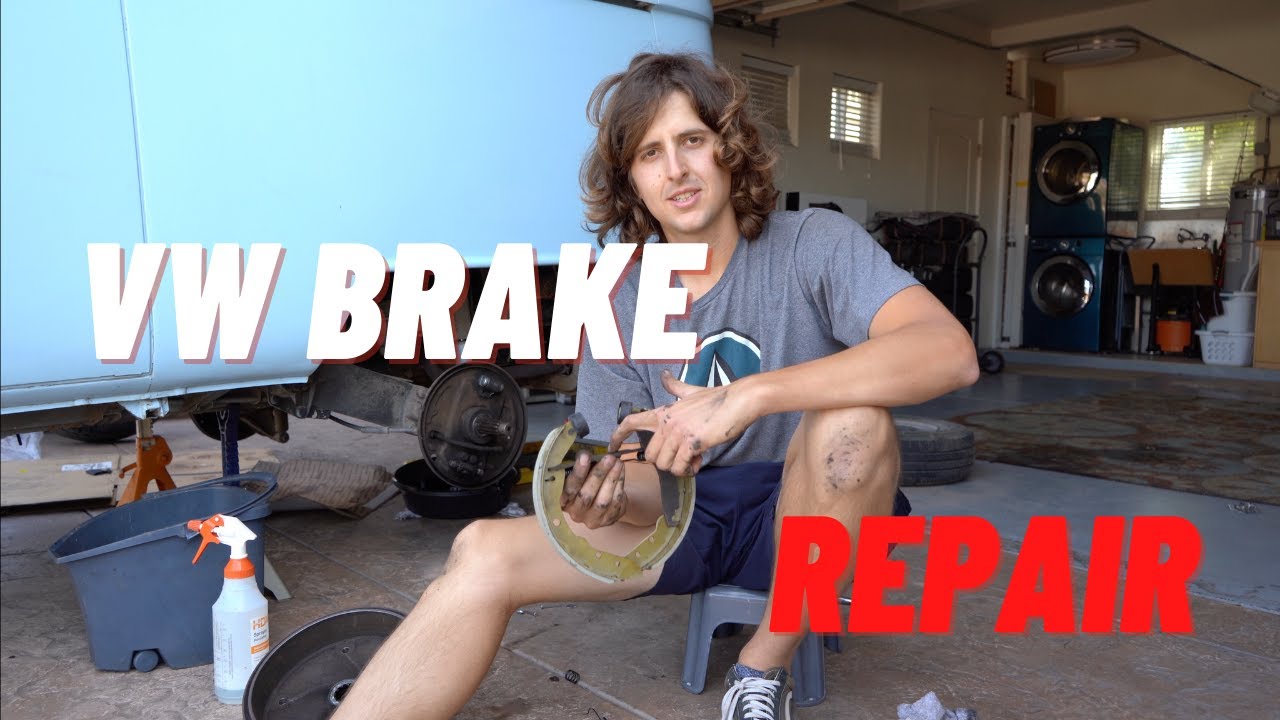 VW Bus drum brake replacement (or Bug)  - getting the Doobie back on the road! (Ep. 20)