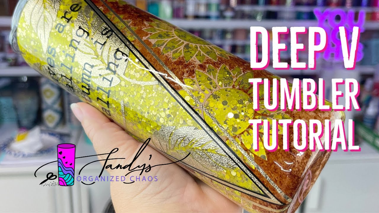 Fall Peekaboo with Deep-V insert Tumbler Tutorial