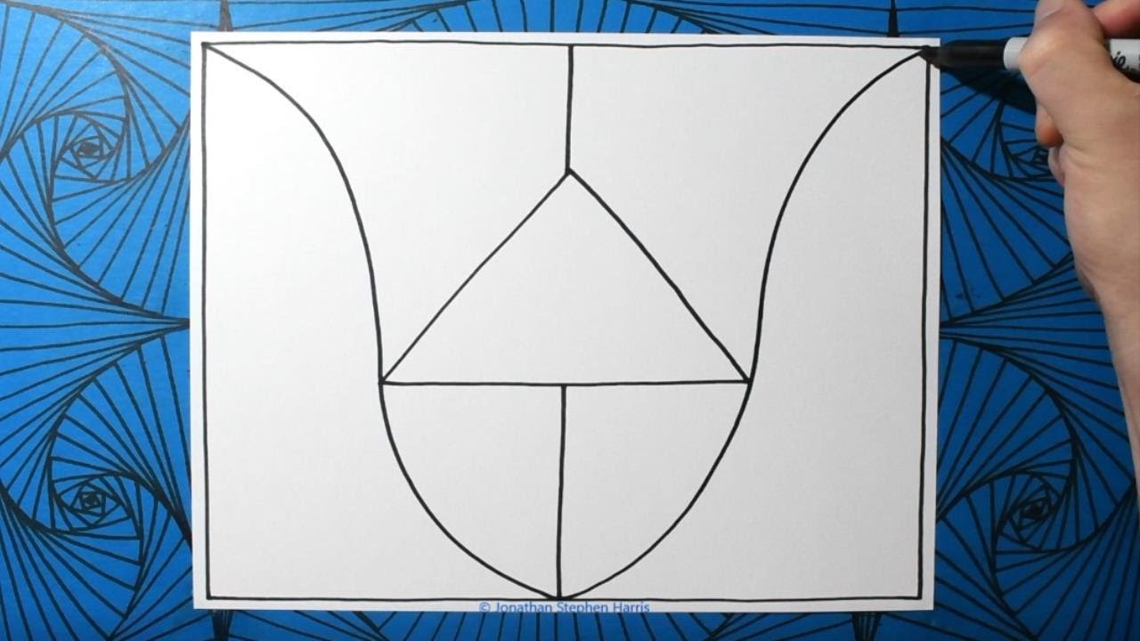 Paradox Prism 3D Pattern / Satisfying & Relaxing Spiral Art Drawing / Optical Line Illusion #3