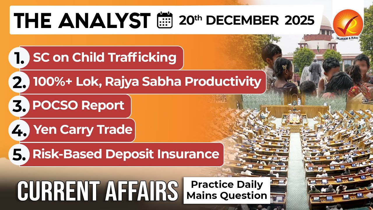 Current Affairs Today 20 DEC 2025 I UPSC Daily Current Affairs I The Hindu Analysis I The Analyst