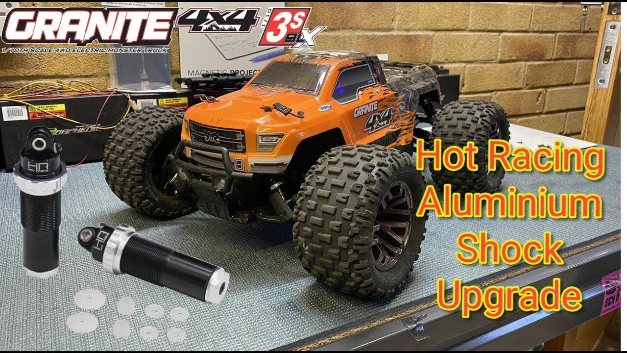 Arrma Granite 4x4 3s blx Hot Racing Shock Upgrade - How To