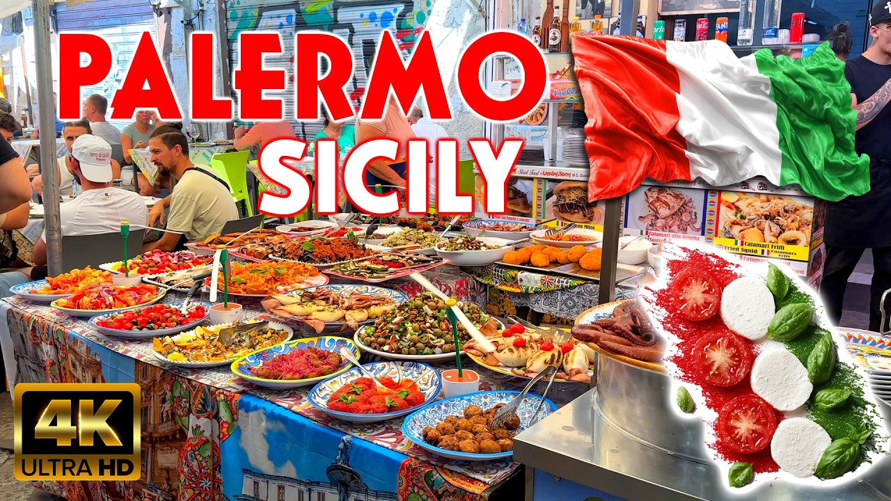 Street Food Paradise [4K] Palermo’s Bold Flavors and Timeless Traditions 🍝🇮🇹