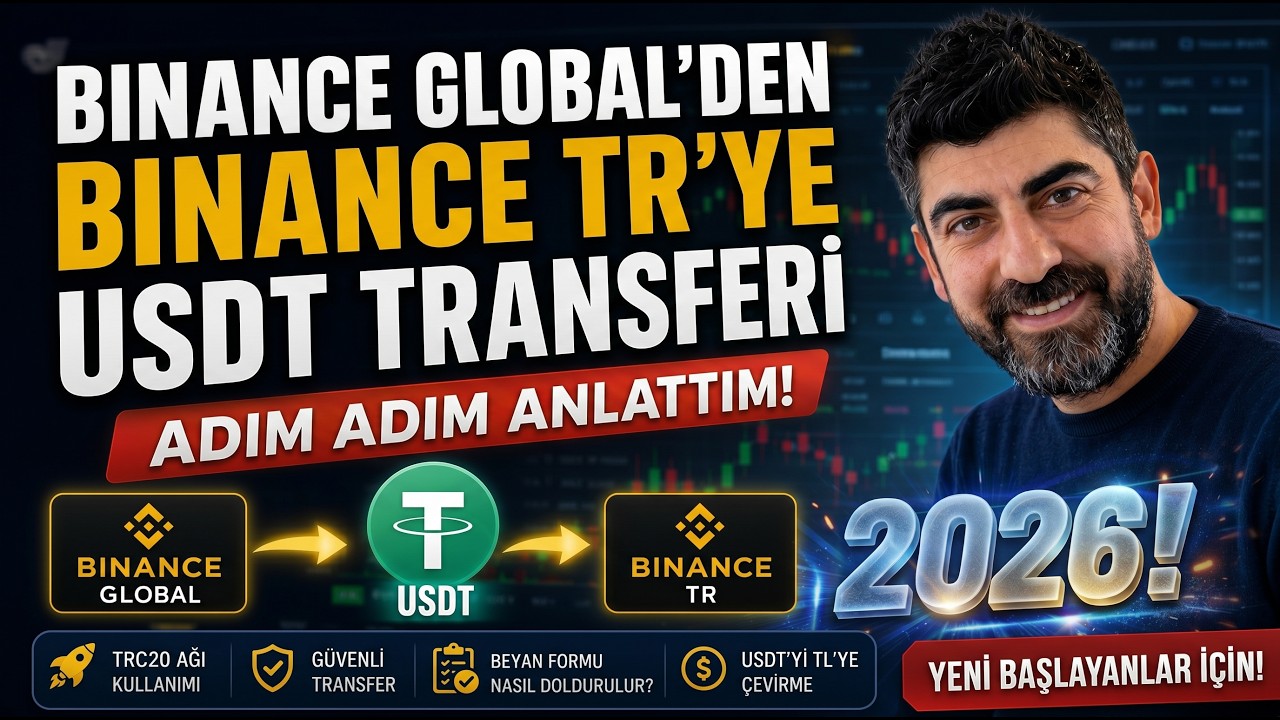 Binance Global&rsquo;den Binance TR&rsquo;ye USDT (Tether) Transferi | Adım Adım 2026 G&uuml;ncel