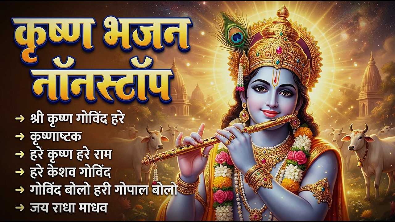 Krishna Bhakti Bhajan Jukebox | Shree Krishna Songs 2025 | Top Krishna Bhajans Collection
