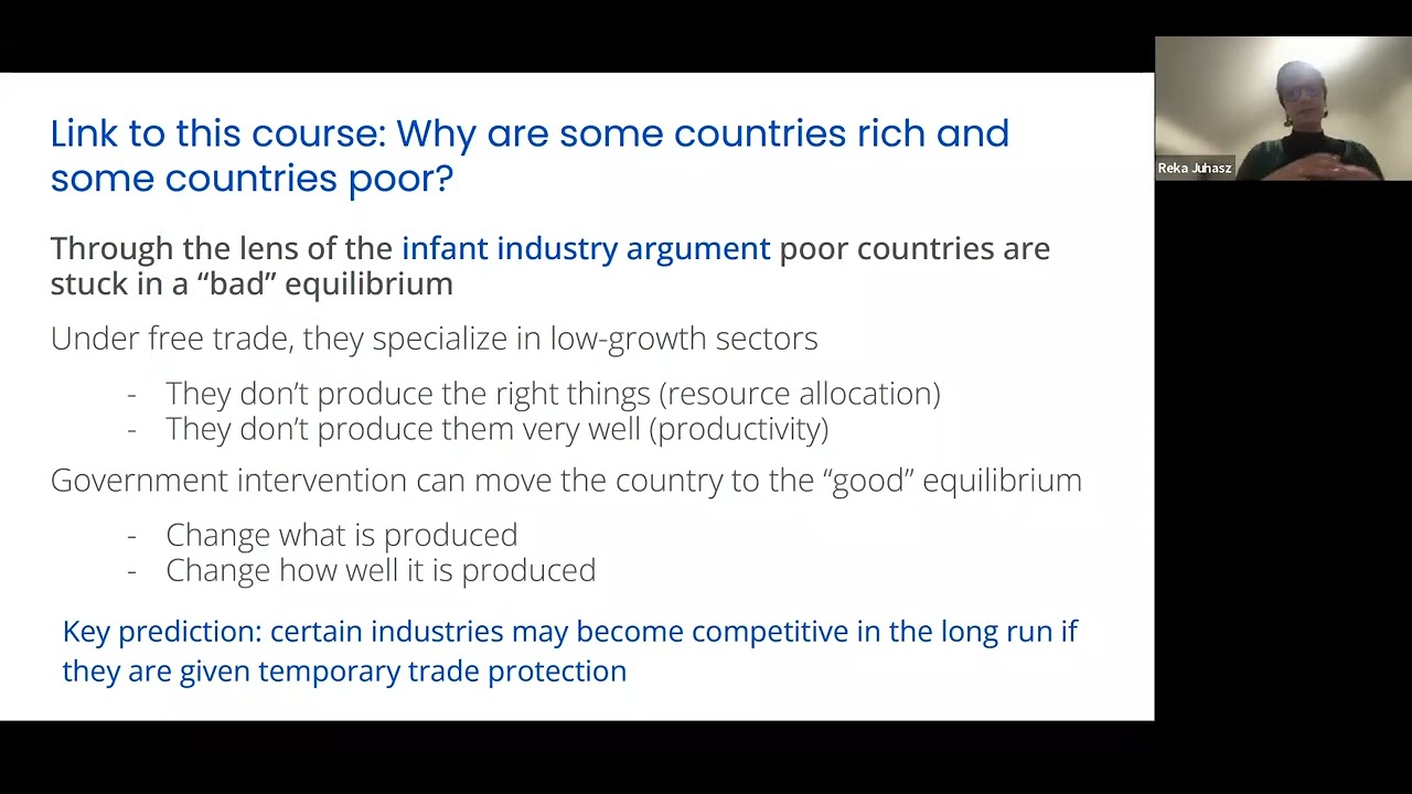 Lecture 8: Industrial Policy with Reka Juhasz