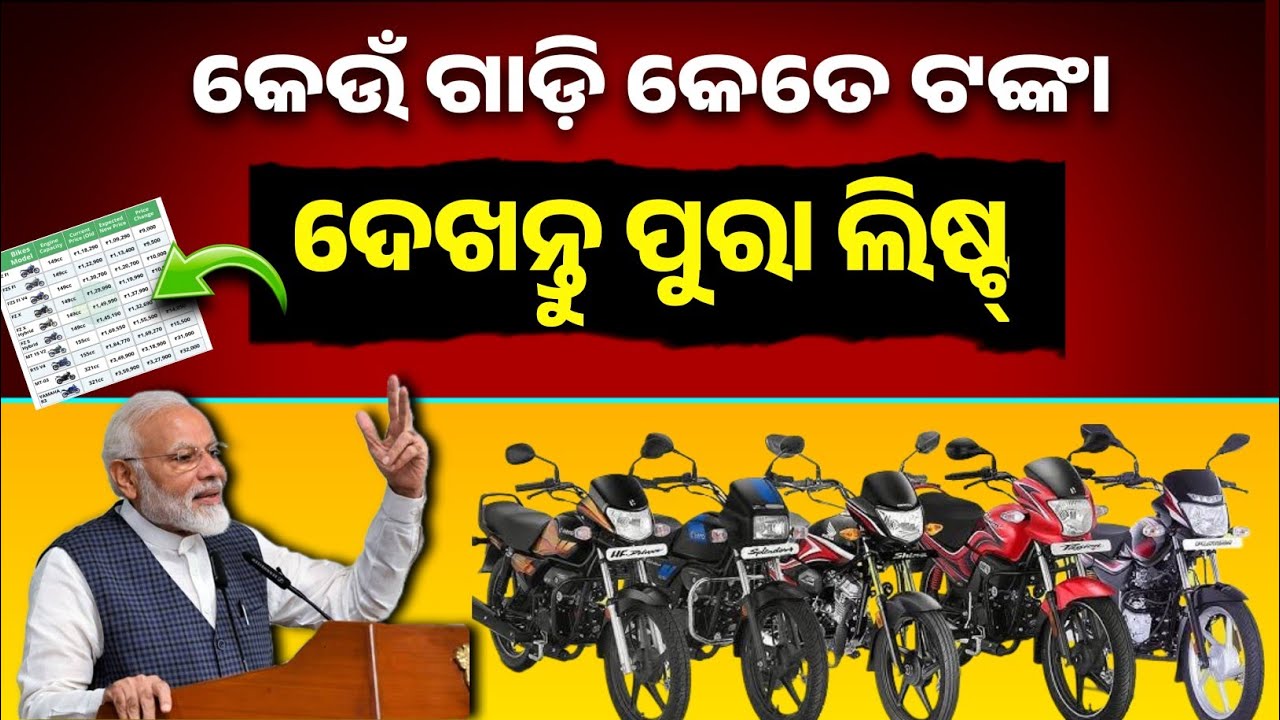 Bike Price After New Gst | Hero Bike Price After Gst Cut 2025 | Bikes Price After Gst 2.0 Odisha