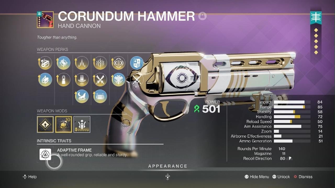 Destiny 2_ corundum hammer is the best hc since not forgotten