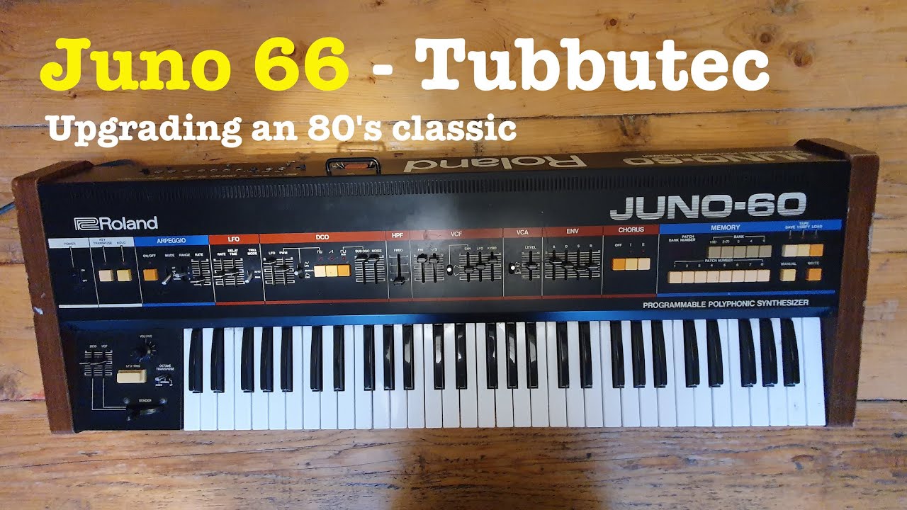 Juno 60 Midi Upgrade But SO Much More! - Tubbutec Juno 66 Install and Demo
