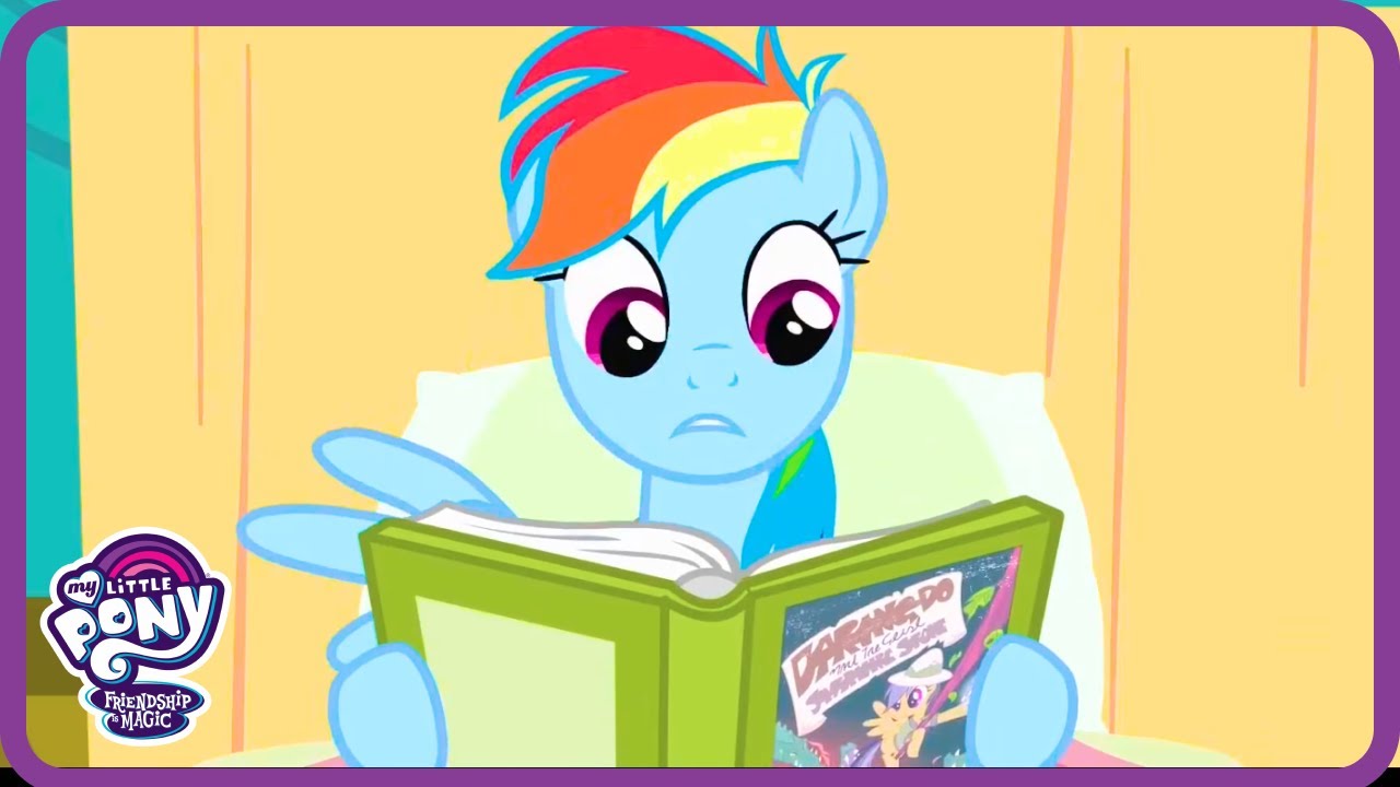 My Little Pony 🌈 Can Rainbow Dash Hide Her Book Secret? 🤫📚 Kids Learning Videos