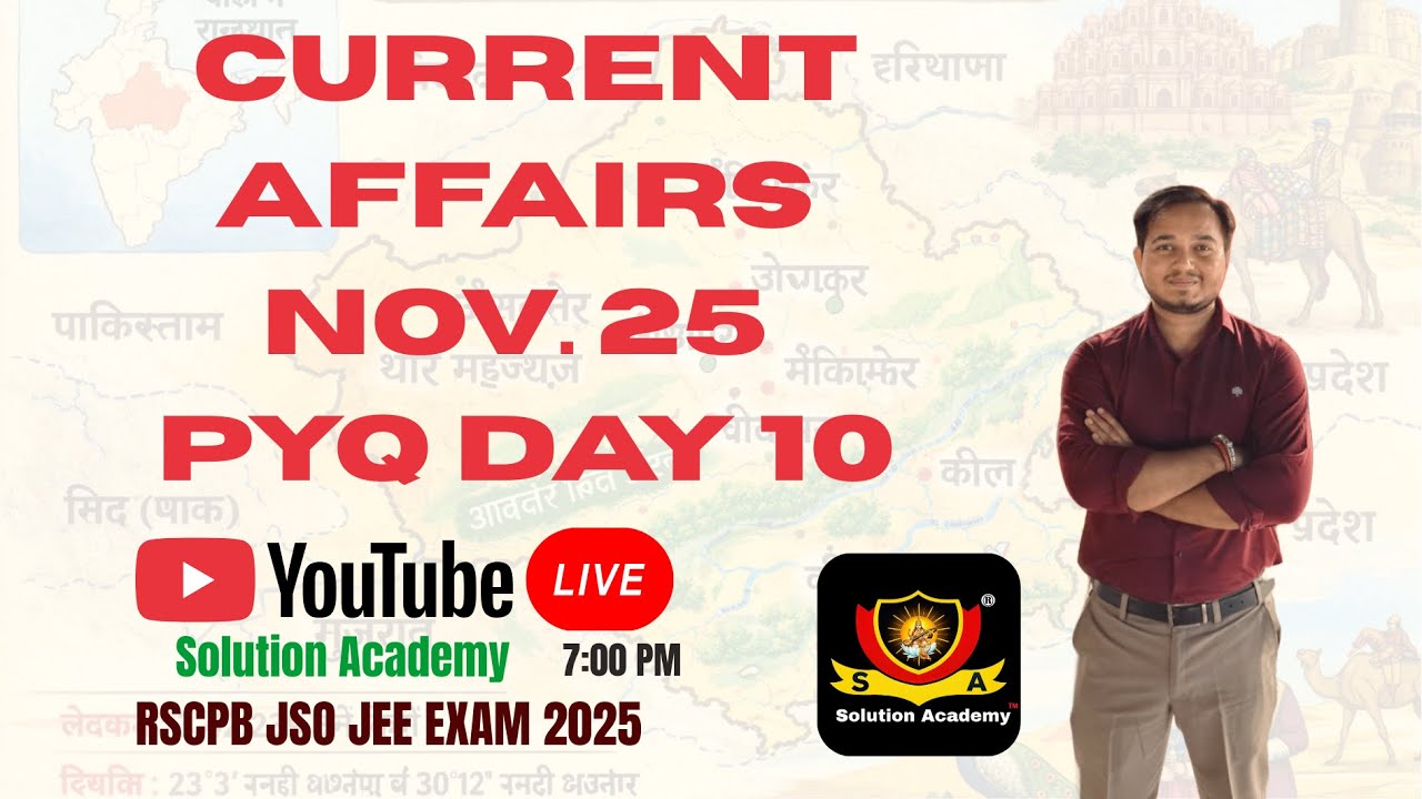 Current affairs Nov 2025 by solution academy