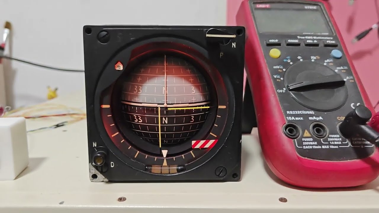 Mirage F1 Spherical Attitude Indicator