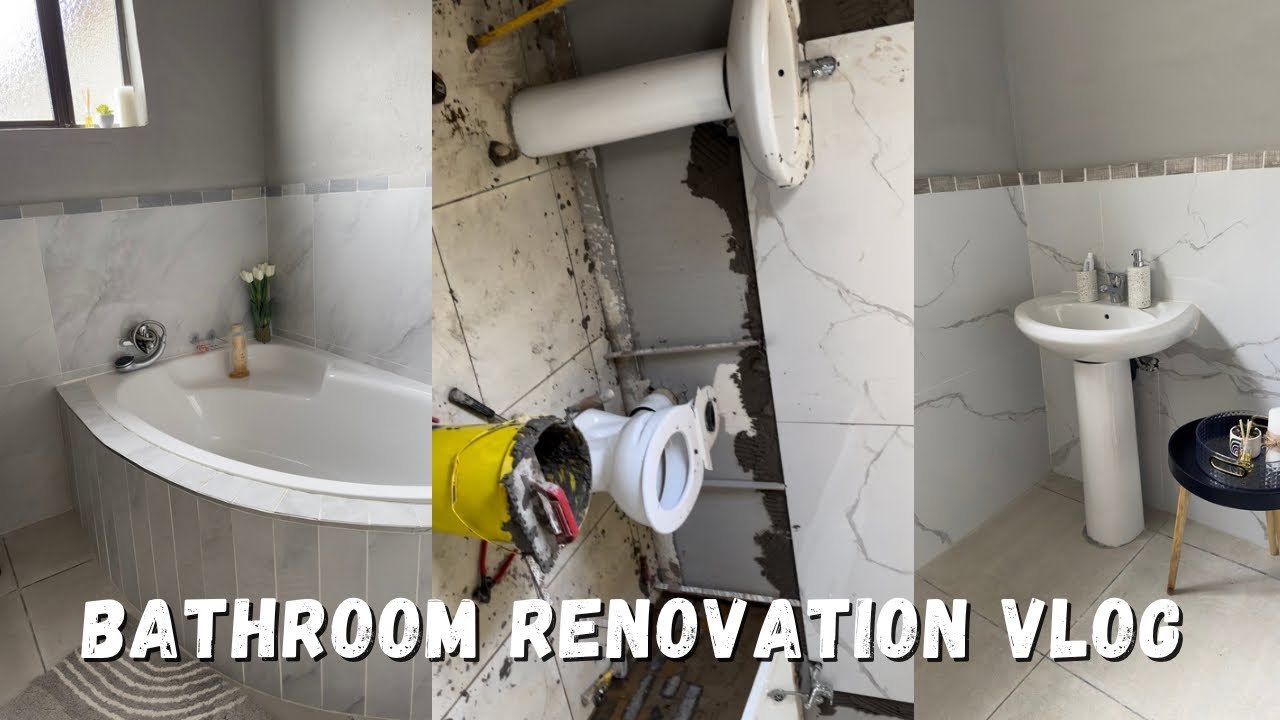 VLOG|| BATHROOM RENOVATION VLOG|| SOUTH AFRICAN YOUTUBER