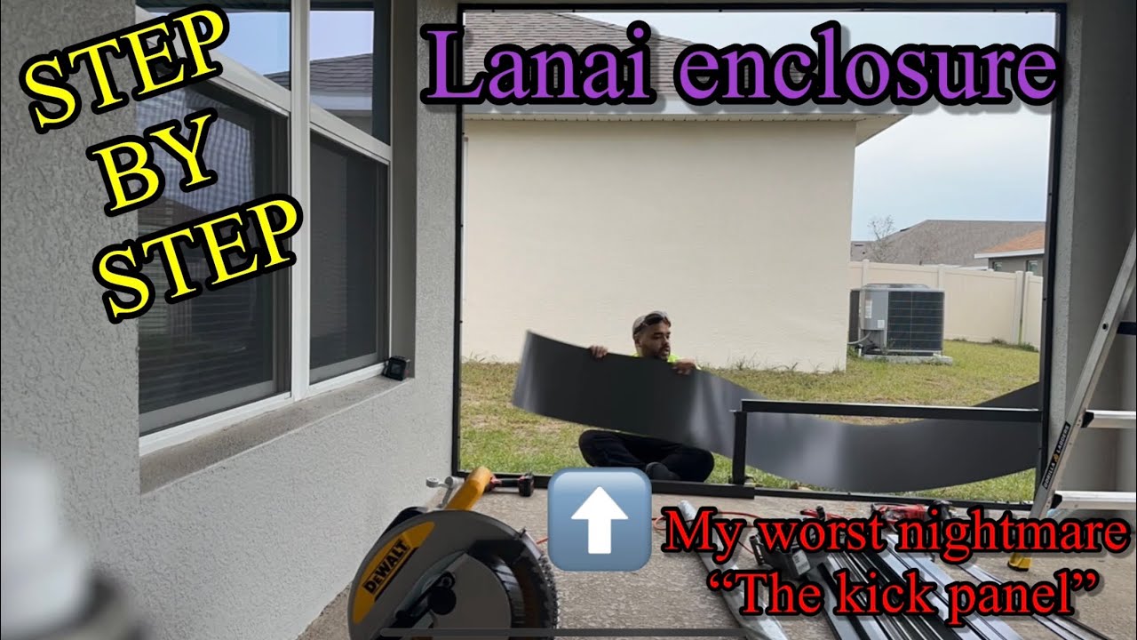DIY LANAI // PORCH SCREEN ENCLOSURE PART 1