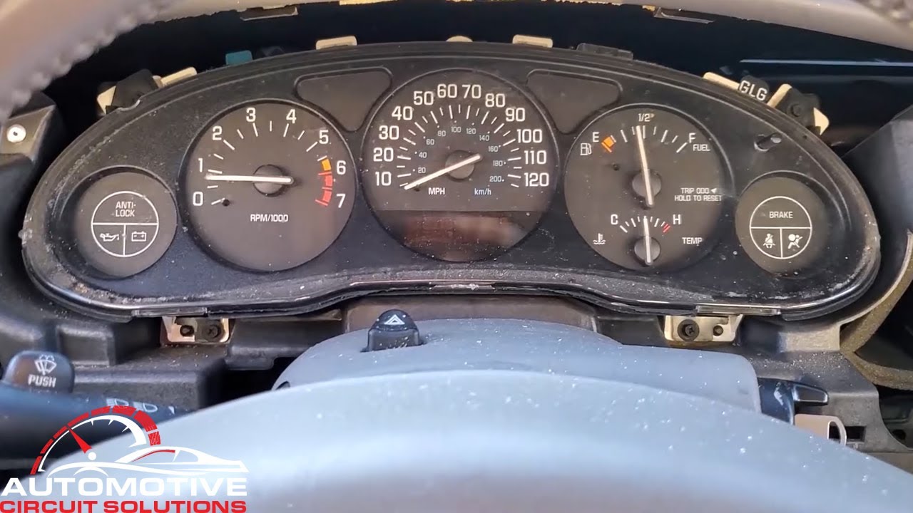 Buick Regal Century 1997-2004 Dead Odometer Display | How To Remove Gauge Cluster IPC For Repair