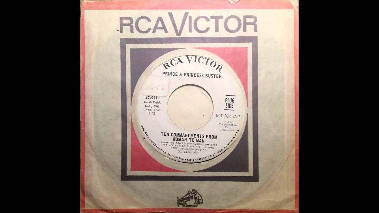 Princess Buster Ten Commandments of Woman to Man - RCA Victor