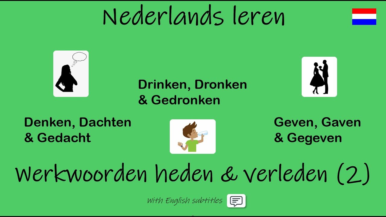 Nederlands leren; Werkwoorden heden en verleden (deel 2)