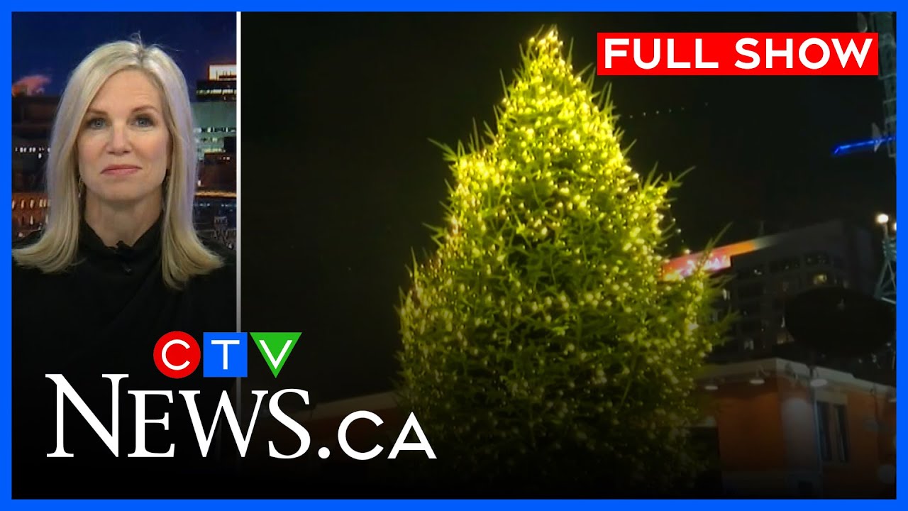 Back-up tree saves ByWard Market tree lighting | CTV News Ottawa at Six for Friday, Nov. 21, 2025