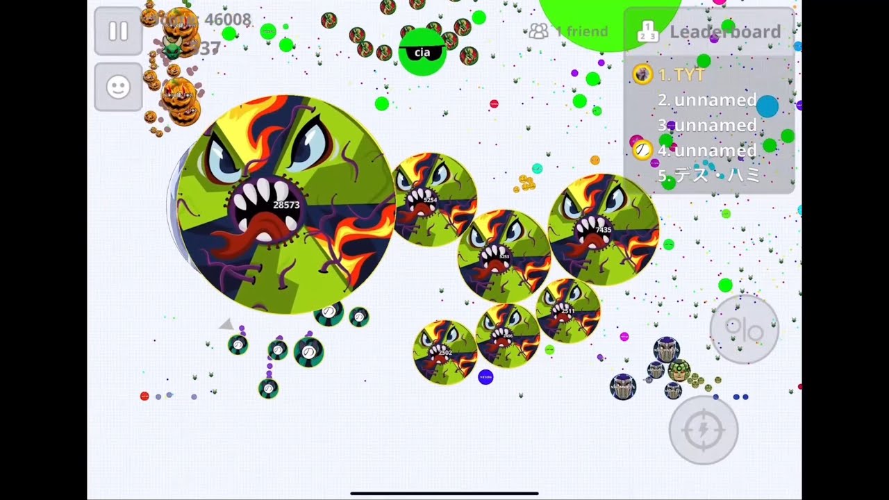 【所々声あり】超楽しい鯖取り2鯖分！【Agar.io Mobile】