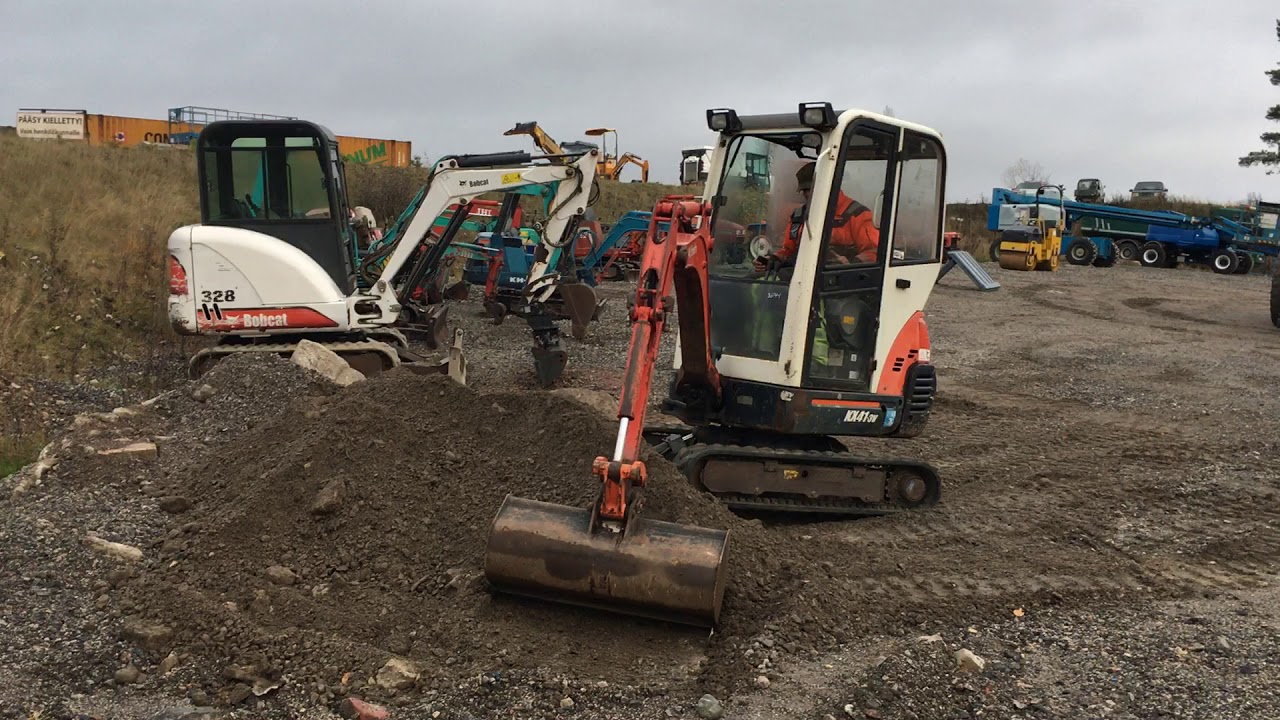 Kubota KX41-3V Kaivinkone maanrakennus