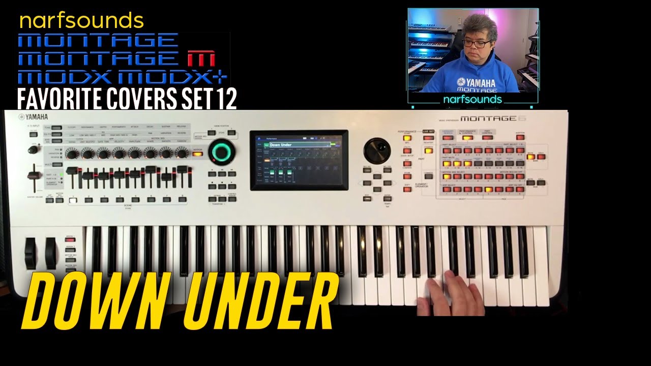 Down Under Men At Work | Montage M MODX MODX+ Keyboard Synth Sounds Favorite Covers Set 12