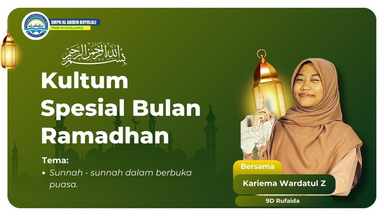 Kultum Ramadhan | Kariema Wardatul Zahyra