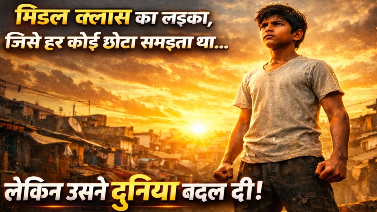 “मिडल क्लास का लड़का, जिसे हर कोई छोटा समझता था… लेकिन उसने दुनिया बदल दी!”-Motivation Story”