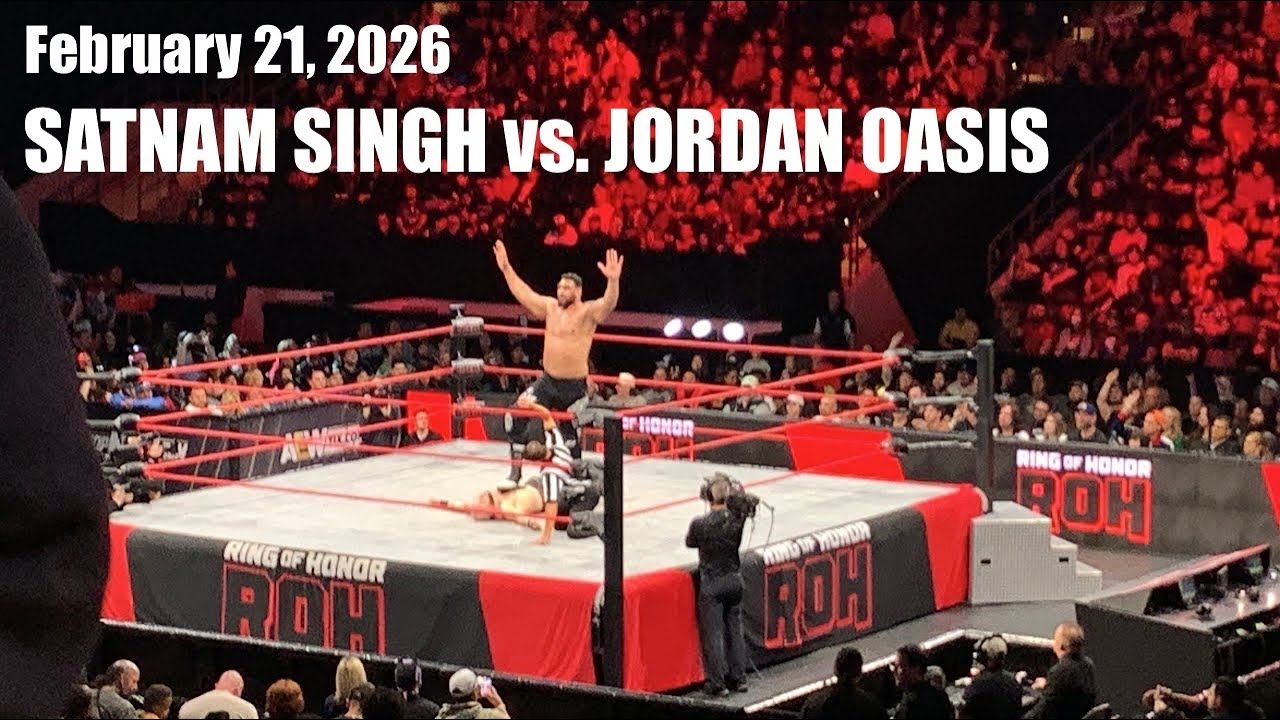 Satnam Singh vs. Jordan Oasis (Ring of Honor, 2/21/2026)